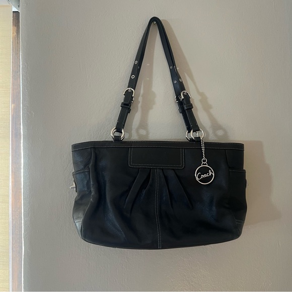 Coach Handbags - Coach Pleated Gallery East West Tote